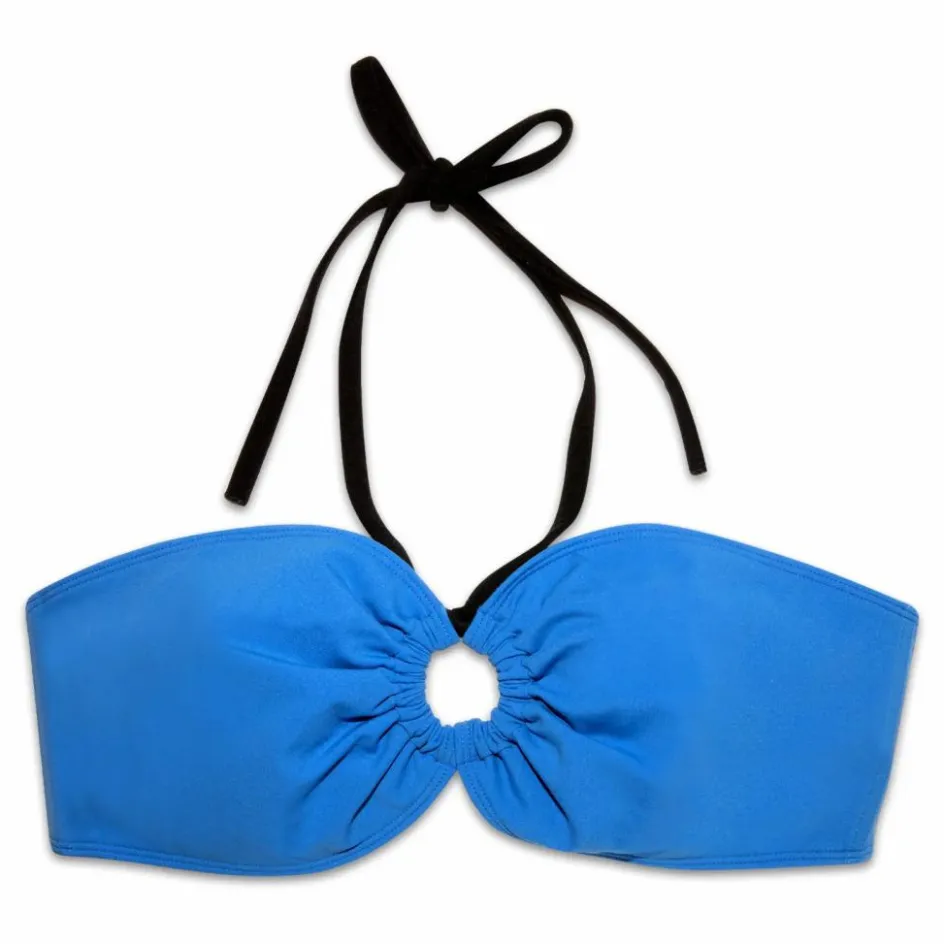 Sale Miska Paris Haut de Maillot de Bain Bandeau Bicolore | Bleu roi