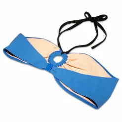 Sale Miska Paris Haut de Maillot de Bain Bandeau Bicolore | Bleu roi