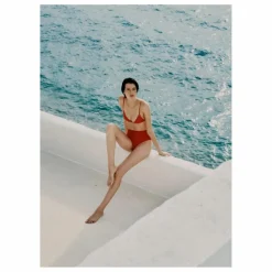 Best Vanessa Sposi Haut de Maillot Le Triangle | Rouge