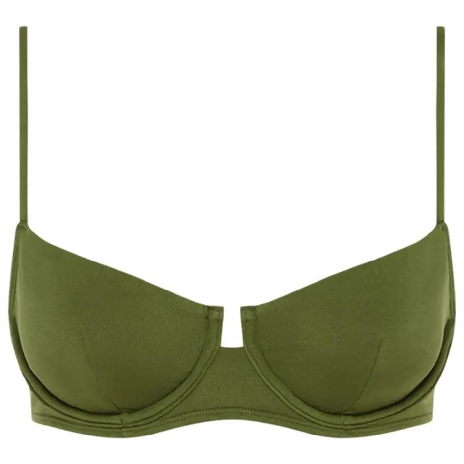 Discount Haut de Maillot Olivine Fibres Recyclées | Femme Maillots De Bain
