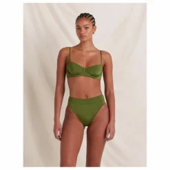 Discount Haut de Maillot Olivine Fibres Recyclées | Femme Maillots De Bain
