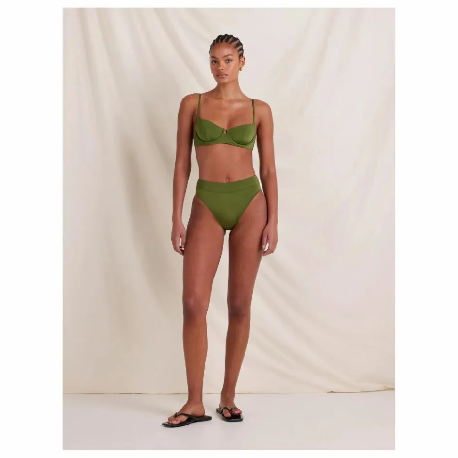 Discount Haut de Maillot Olivine Fibres Recyclées | Femme Maillots De Bain