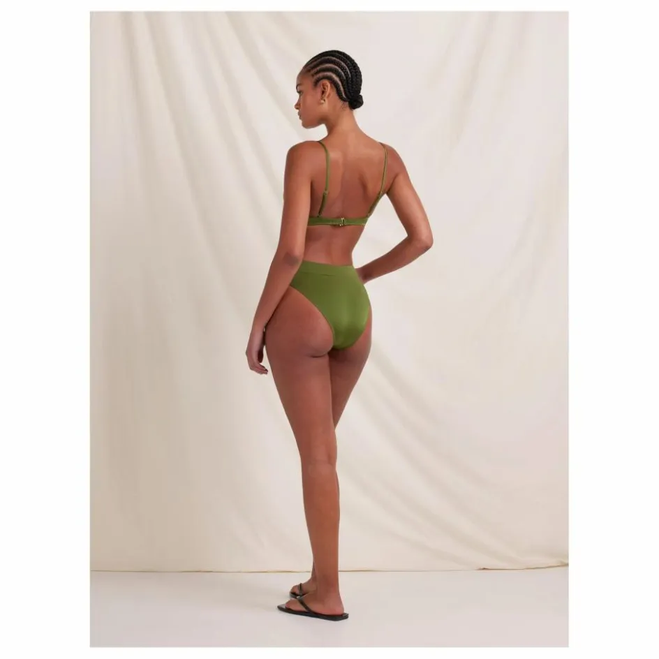 Discount Haut de Maillot Olivine Fibres Recyclées | Femme Maillots De Bain