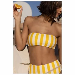 Hot Fresh & Salt Haut de Maillot Positano Fibres Recyclées | Jaune