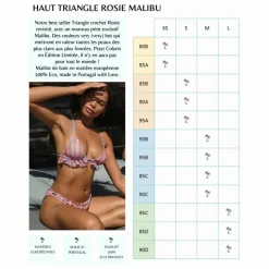 Online Haut de Maillot Rosie Malibu Crochet Fibres Recècylées | Femme Maillots De Bain
