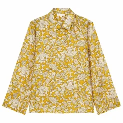 Femme Louise Misha Nuit*Haut de Pyjama Loulna Mountain Avens Soie Habutai - Collection Femme |