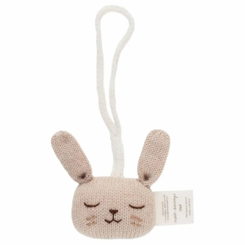 Main Sauvage Jouets D'Éveil*Hochet à suspendre Lapin |