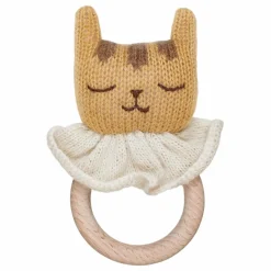 Best Hochet en bois Tigre | Jouets D'Éveil|Hochets Et Anneaux De Dentition