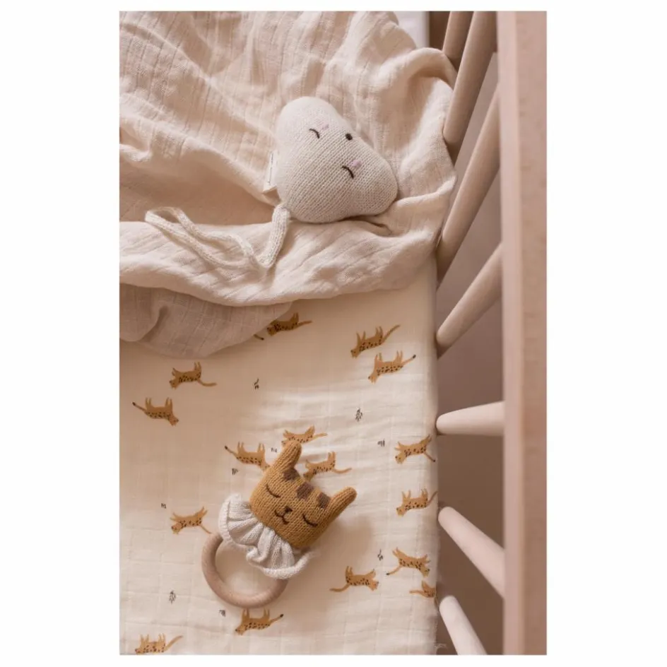 Best Hochet en bois Tigre | Jouets D'Éveil|Hochets Et Anneaux De Dentition