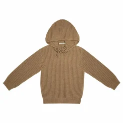Sale the new society Hoodie Laine Recyclée | Camel
