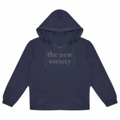 the new society Hoodie Logo Flock ||Enfant Sweats|Sweats