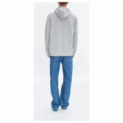 Hot A.P.C. Hoodie Milo Coton Bio | Gris chiné