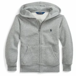 New Ralph Lauren Hoodie Zippé | Gris