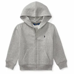 New Ralph Lauren Hoodie Zippé | Gris