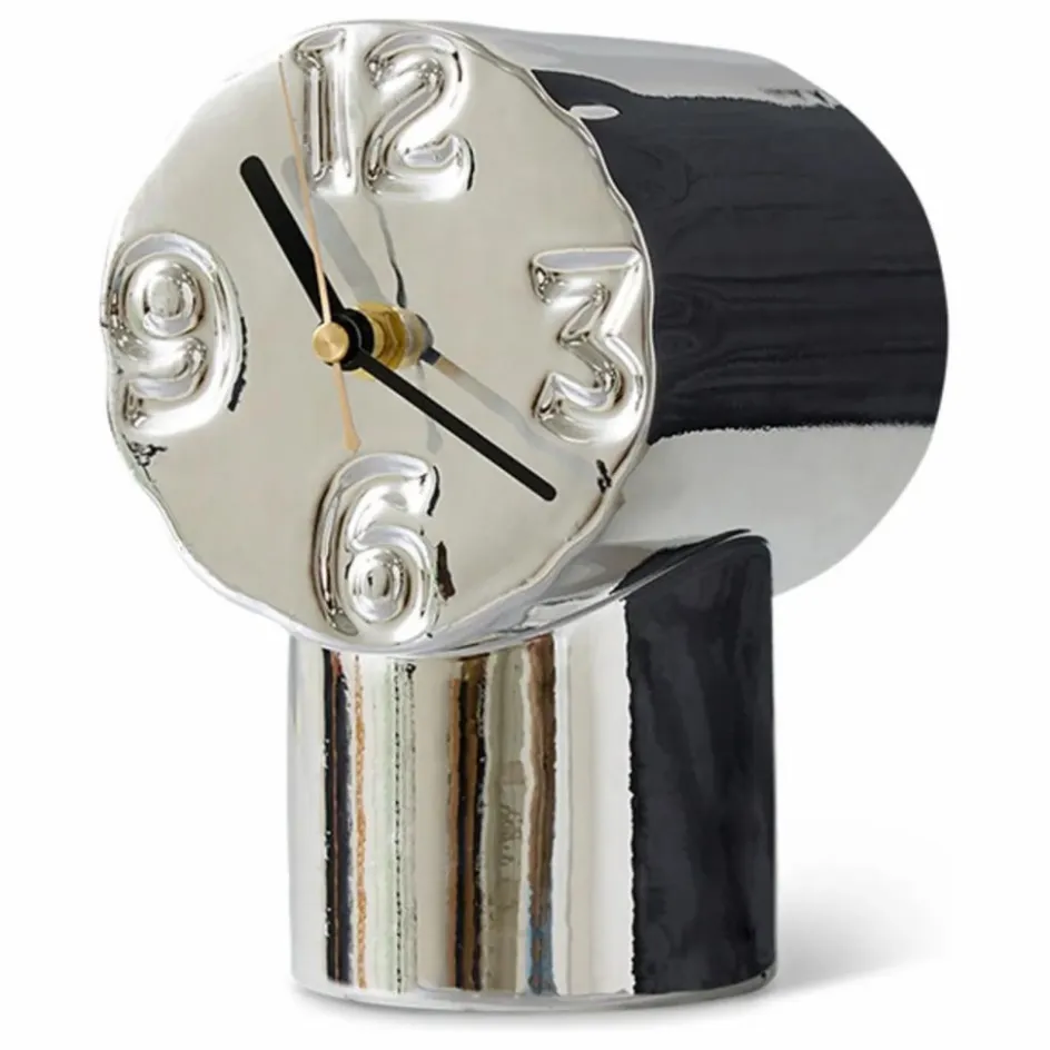 Hot HKliving Horloge en céramique Retro | Chromé