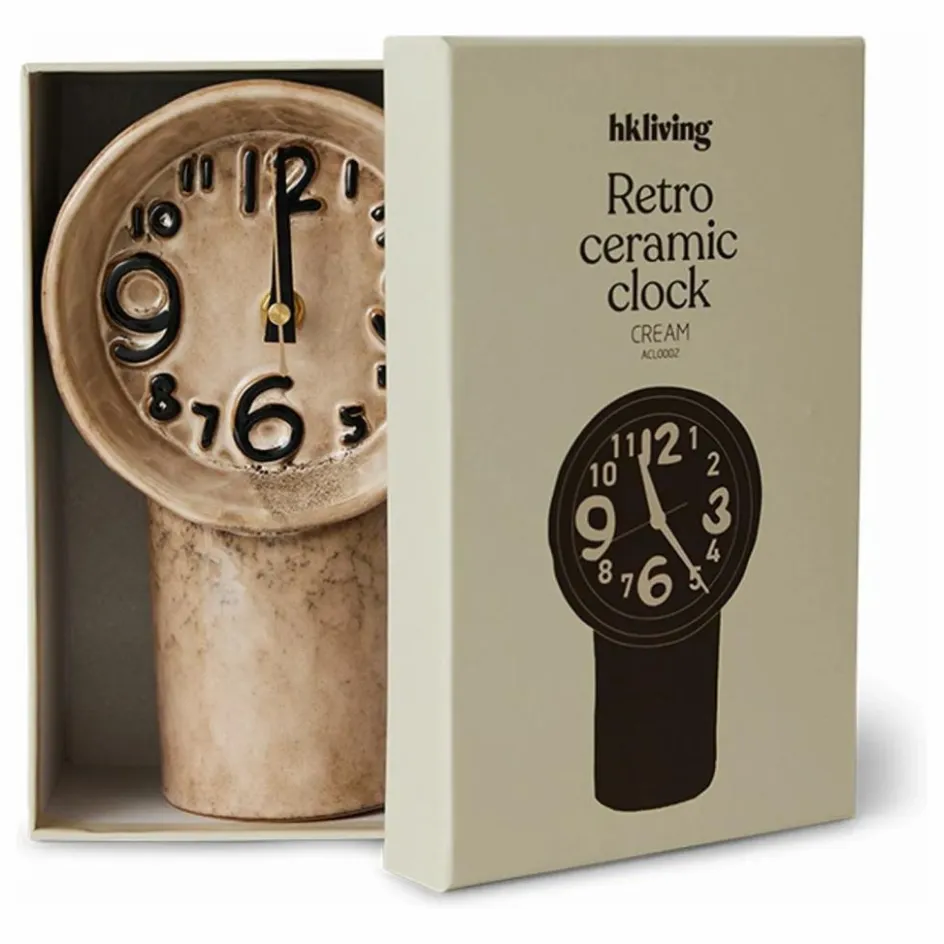 Homme HKliving High-Tech|High-Tech, Office*Horloge en céramique Retro |