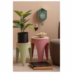 Online Present Time Horloge murale Grato cuckoo | Vert