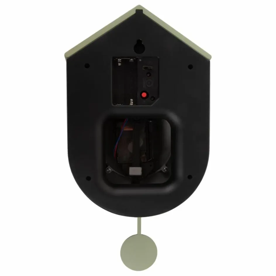Online Present Time Horloge murale Grato cuckoo | Vert