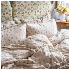 garbo&friends Housse de couette Bluebell en mousseline de coton || Linge De Lit