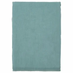 Hot Haomy Housse de couette Dili en voile de coton | Bleu stone