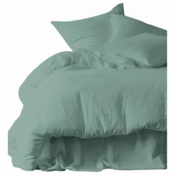 Haomy Housse de couette en gaze de coton Mykonos || Linge De Lit