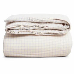 garbo&friends Housse de couette Gingham Sky || Linge De Lit