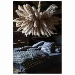 Outlet Le Monde Sauvage Housse de couette Highlands en lin lavé | Gris foncé