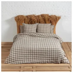 Le Monde Sauvage Housse de couette Highlands en lin lavé || Linge De Lit