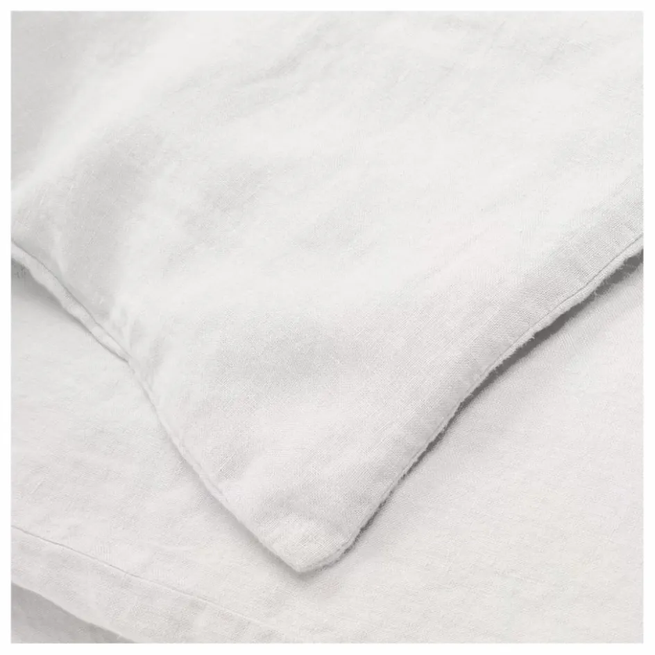 Outlet Communauté de biens Housse de couette Lin lavé | Blanc cassé