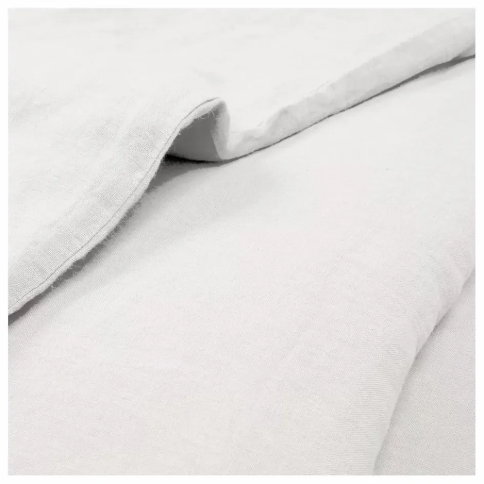 Outlet Communauté de biens Housse de couette Lin lavé | Blanc cassé