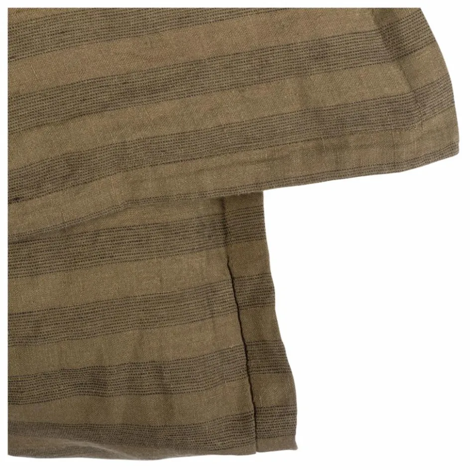 Discount Le Monde Sauvage Housse de couette Sandhills en lin | Marron