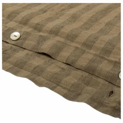 Discount Le Monde Sauvage Housse de couette Sandhills en lin | Marron