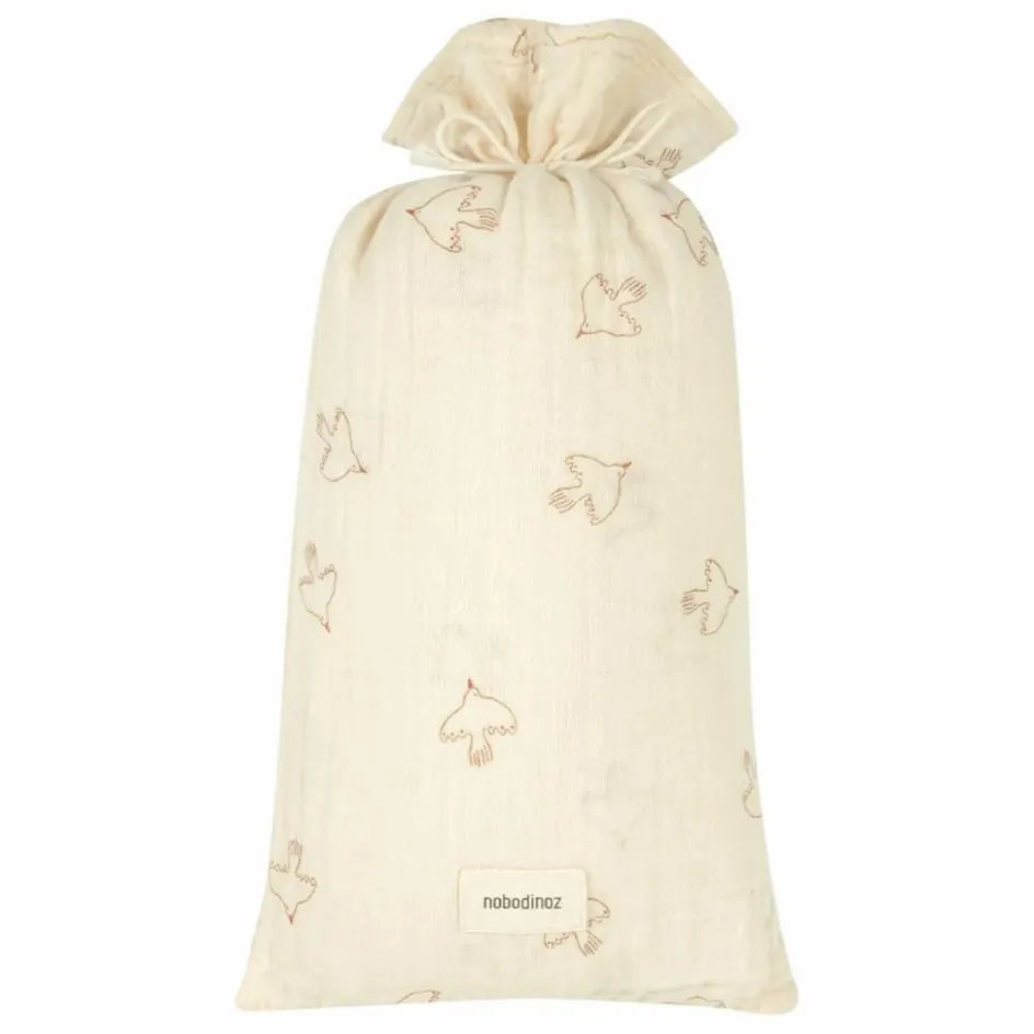 New Nobodinoz Housse de couette Wabi-Sabi Hoshi Birds | Crème