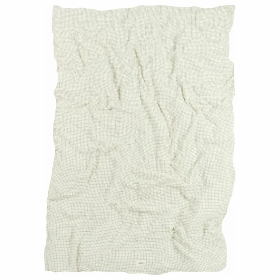 Discount Housse de couette Wabi-Sabi Blue Grid | Enfant Linge De Lit Enfant