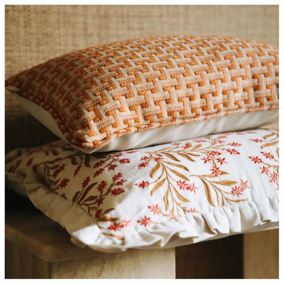 Palais Housse de coussin Audrey | Corail