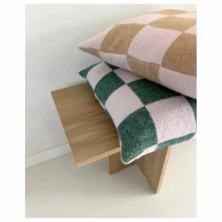 Maison Deux Housse de coussin en laine Damier ||Enfant Coussins|Coussins Enfant