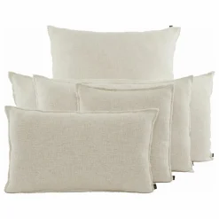 Clearance Haomy Housse de coussin en lin California Naturel