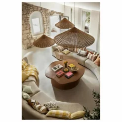 Haomy Housse de coussin en lin Palma II || Coussins