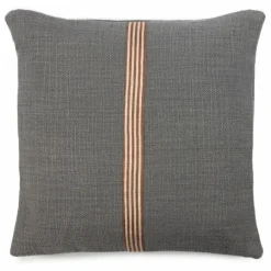 Clearance Libeco Housse de coussin en lin Jasper | Charbon