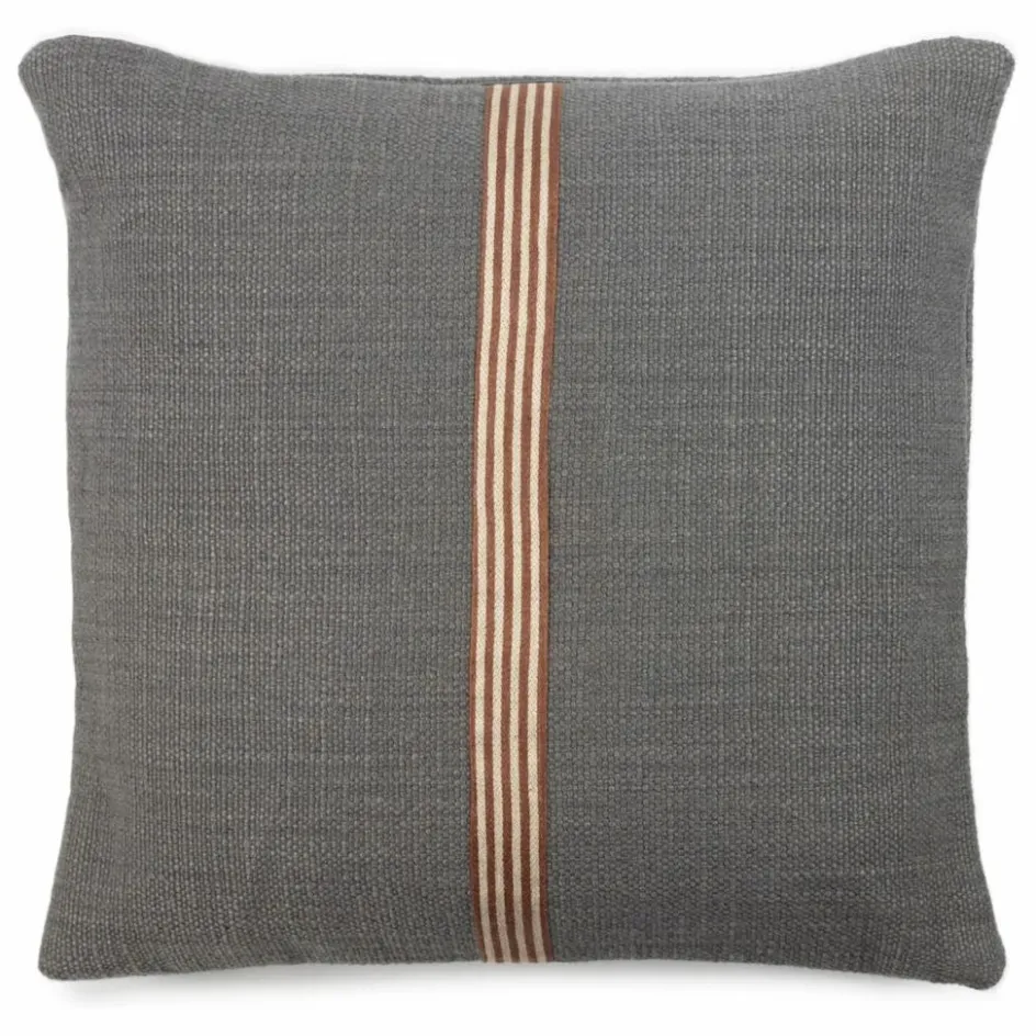 Clearance Libeco Housse de coussin en lin Jasper | Charbon