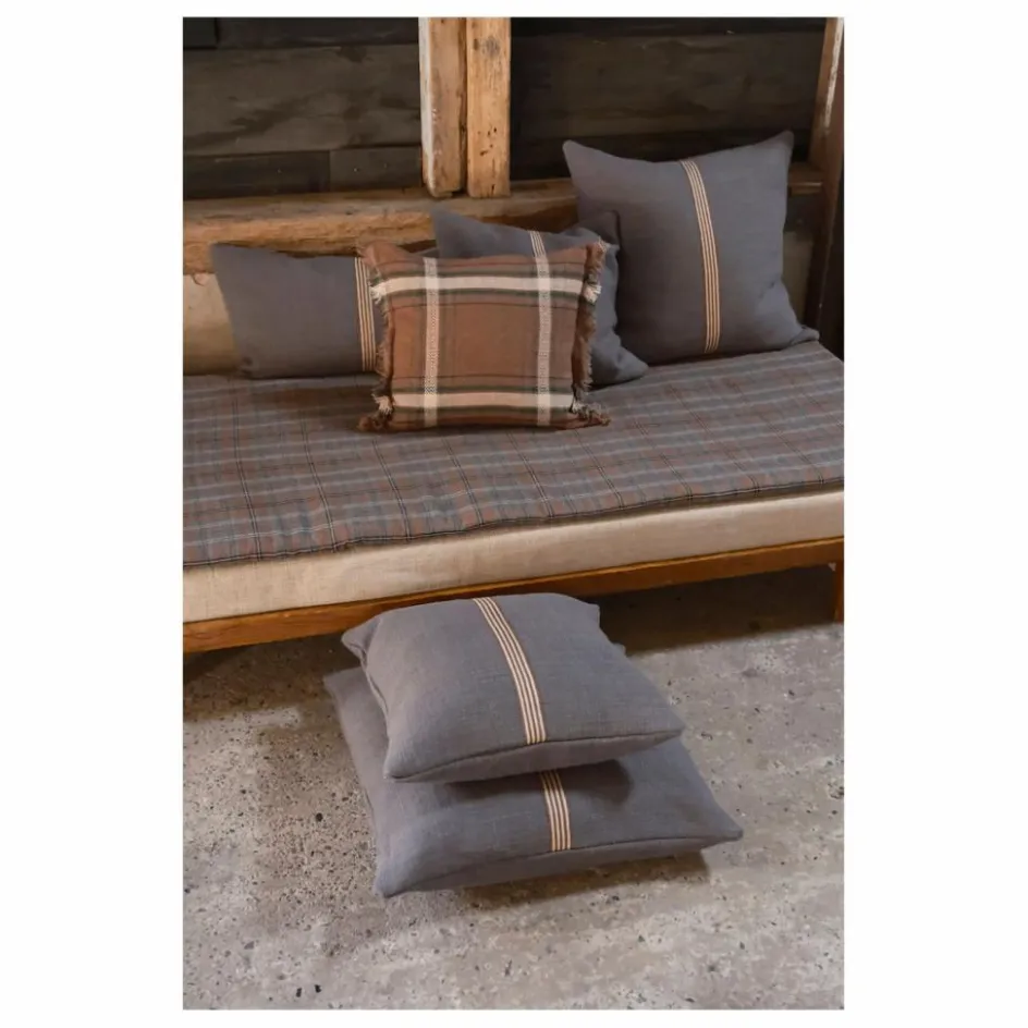 Clearance Libeco Housse de coussin en lin Jasper | Charbon