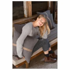 Clearance Libeco Housse de coussin en lin Jasper | Charbon