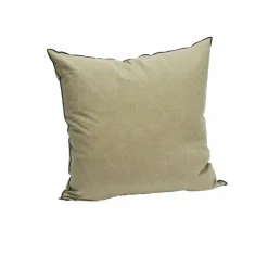Online Madam Stoltz Housse de coussin en lin et coton | Vert