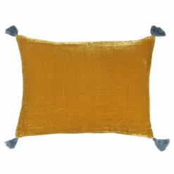 Le Monde Sauvage Housse de coussin en velours de soie Goa || Coussins