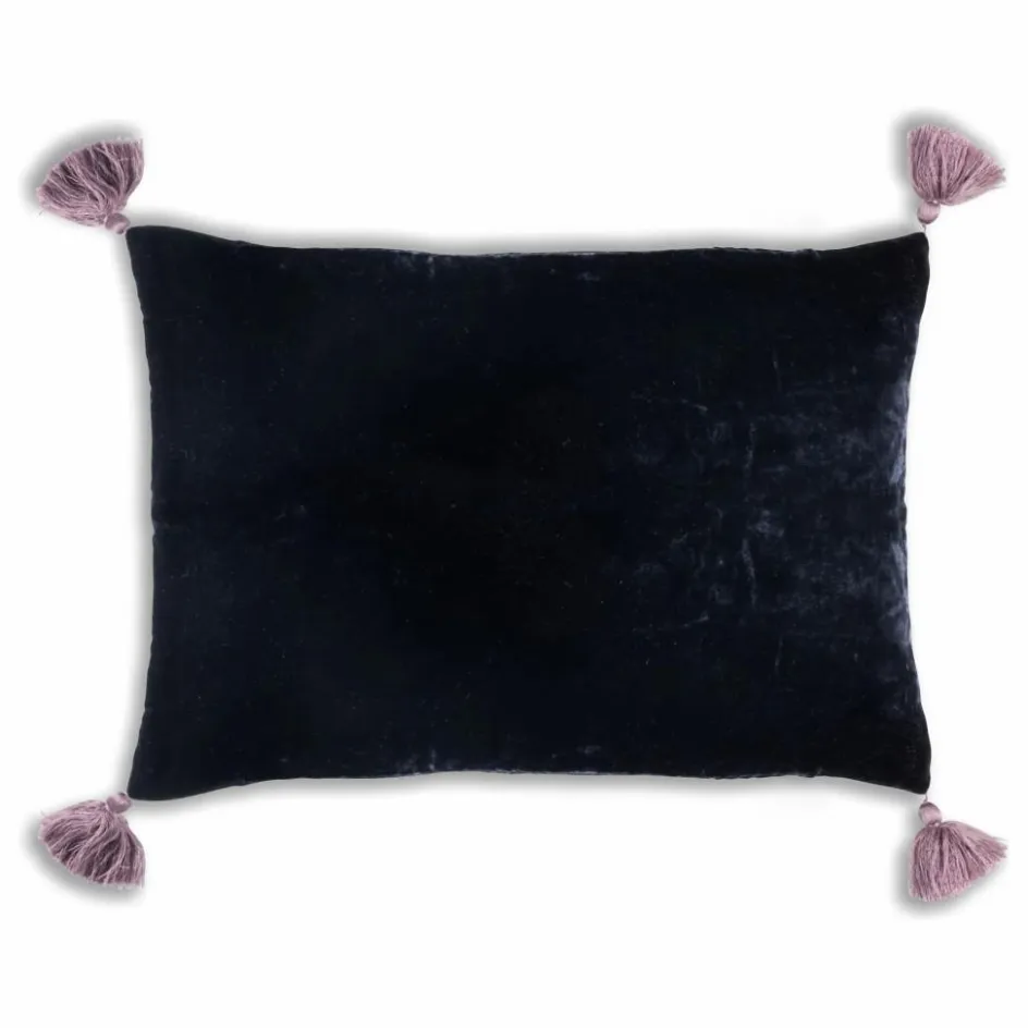 Le Monde Sauvage Housse de coussin en velours de soie Goa| Coussins