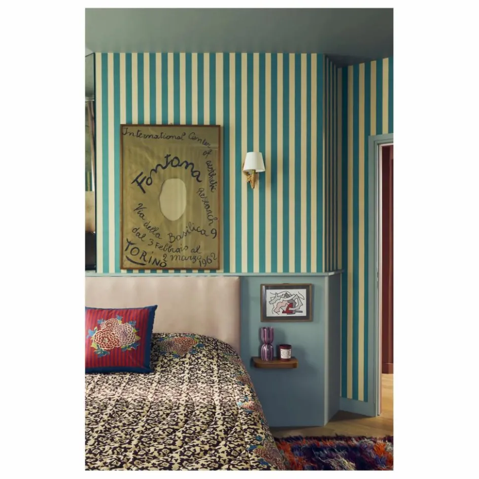 Lisa Corti Coussins*Housse de coussin rayée Arabesque Corolla |
