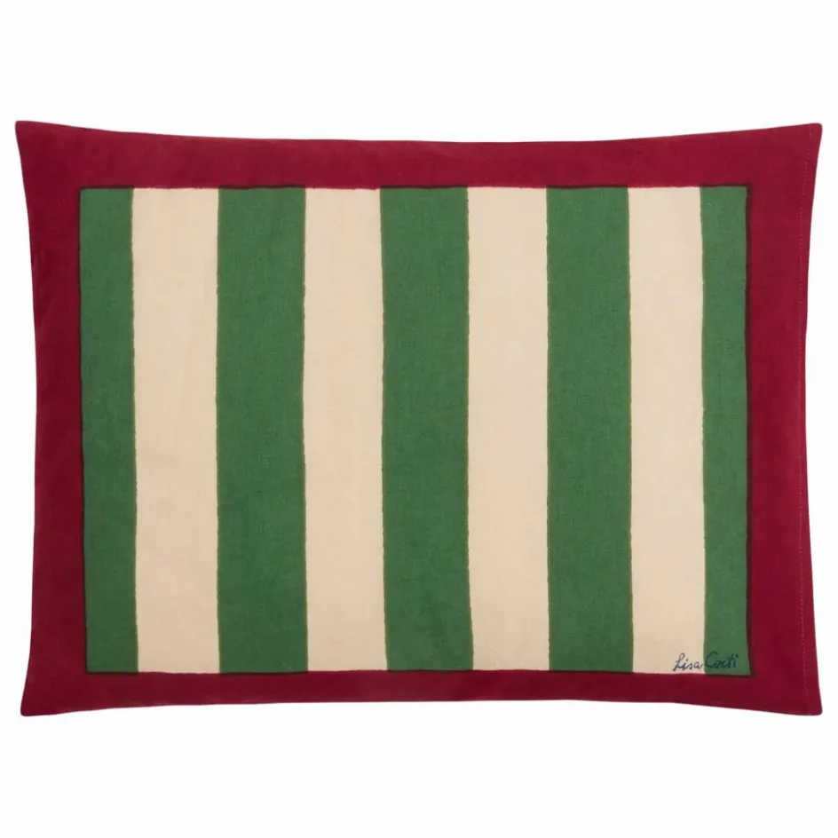 Lisa Corti Housse de coussin rayée Nizam Stripes || Coussins