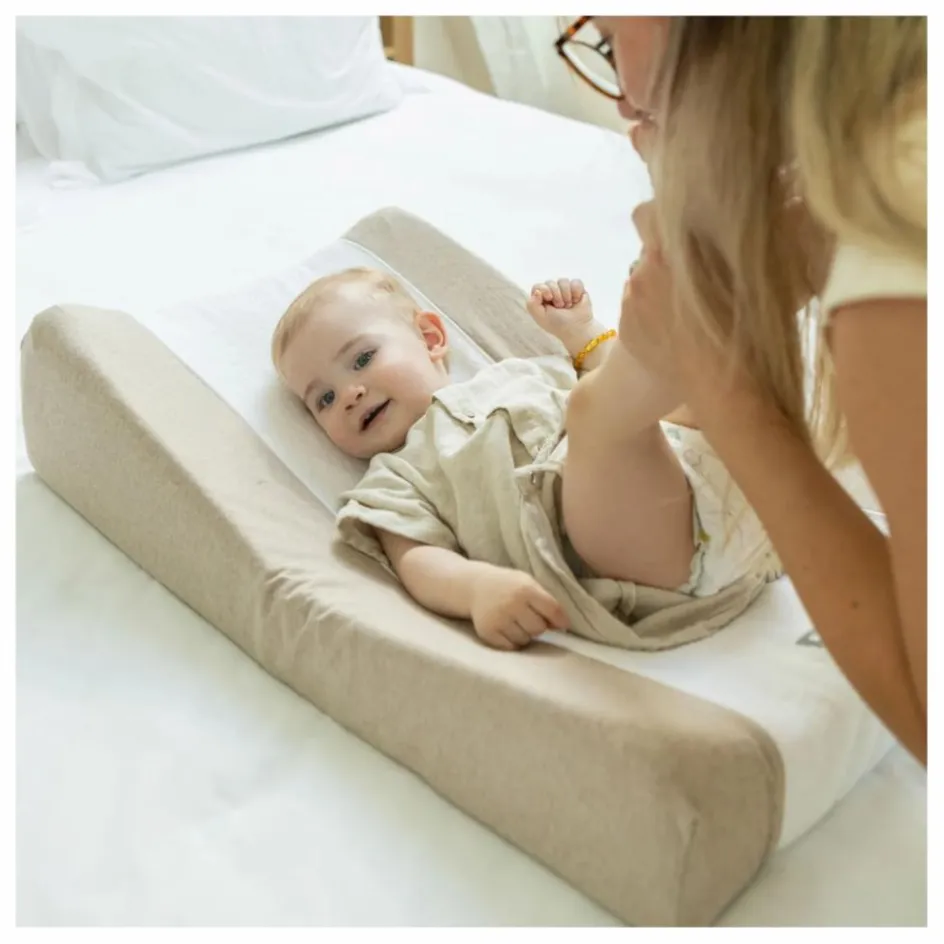 Clearance Béaba Housse de matelas à langer Sofalange | Argile