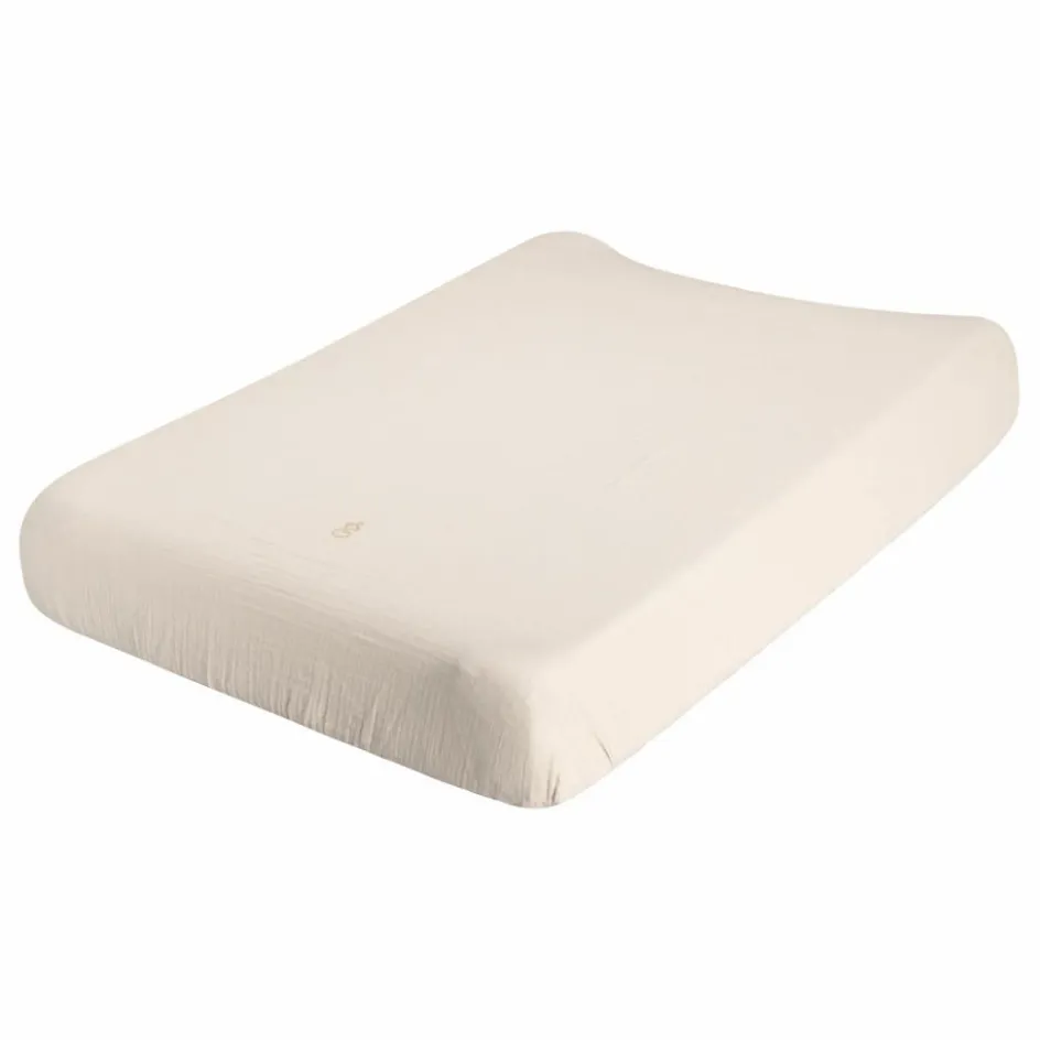 garbo&friends Housse de matelas à langer en mousseline de coton| Puériculture|Tables À Langer
