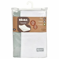 Hot Béaba Housse de matelas à langer Sofalange | Vert d'eau